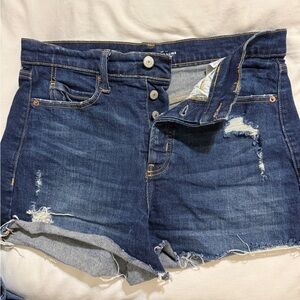 Old navy sky high Button fly denim shorts